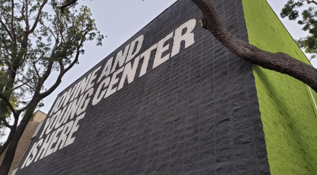 Exterior shot of the Iovine and Young Center building in Los Angeles